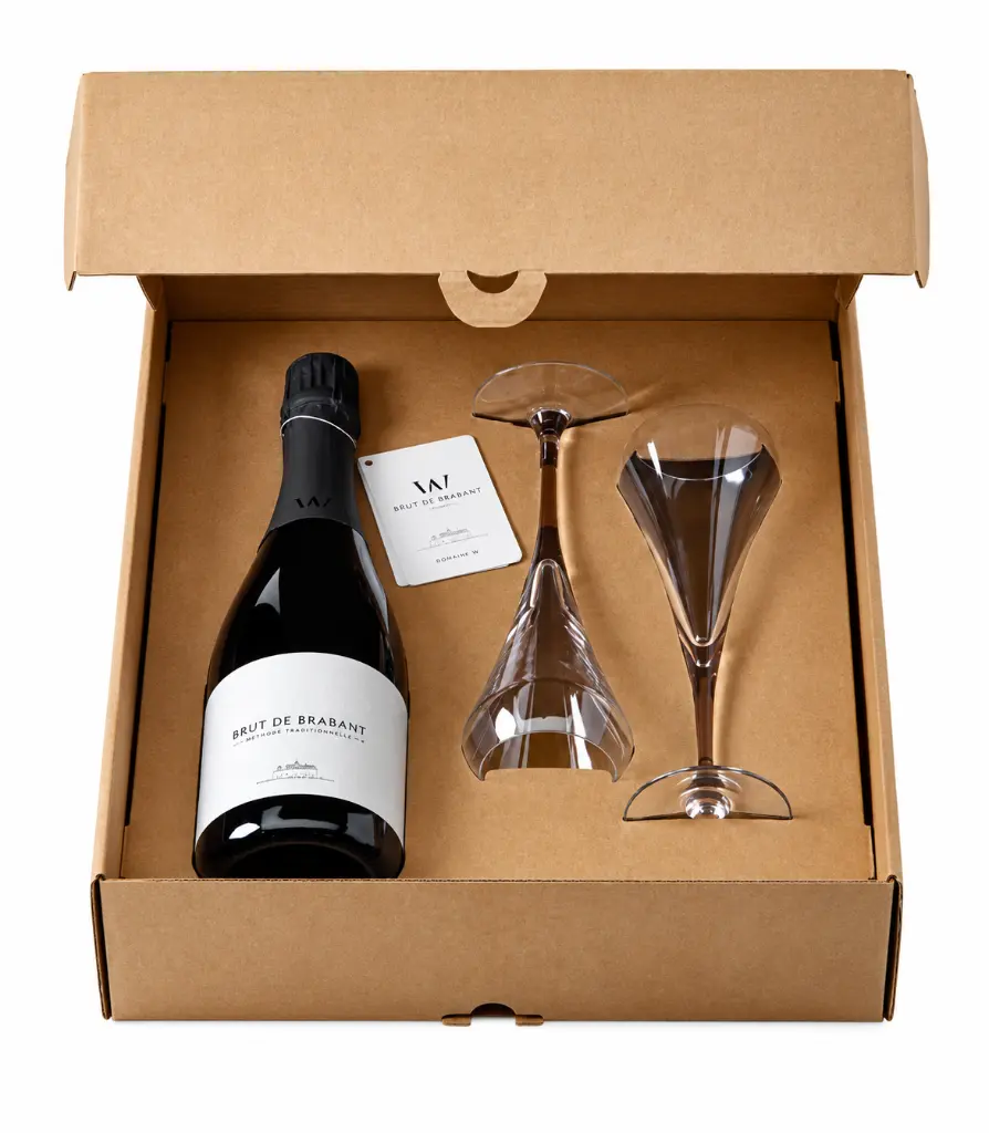 Coffret cadeau Domaine W en kraft.webp